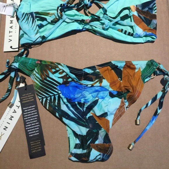 NWT $183 VITAMIN A MEDIUM & MEDIUM TROPIC … - Picture 3 of 9